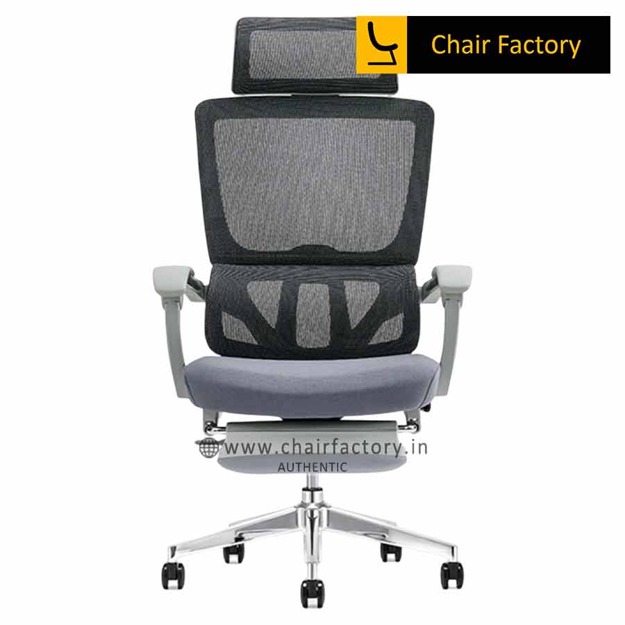 GREY OLYMPIA High Back with footrest